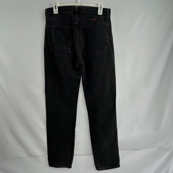 Vintage Rustler Black Washed Jeans 90's Y2K Grunge Straight Fit men's size 32 - Picture 8 of 13